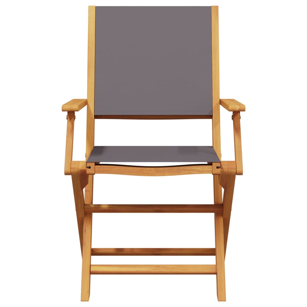 Ensemble de bistro 3 pcs anthracite tissu et bois massif - XIOS