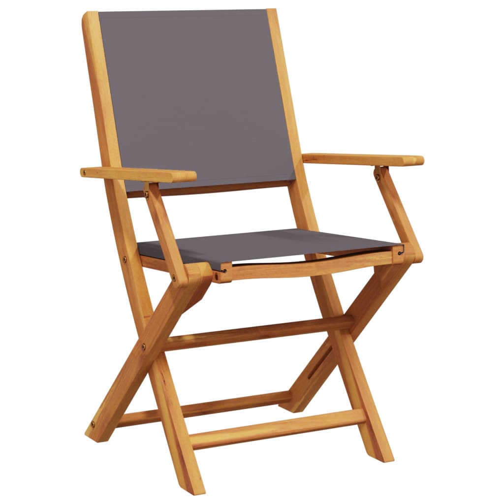 Ensemble de bistro 3 pcs anthracite tissu et bois massif - XIOS