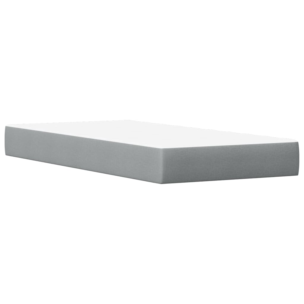 Lit avec matelas blanc 90x200 cm bois massif de pin - XIOS