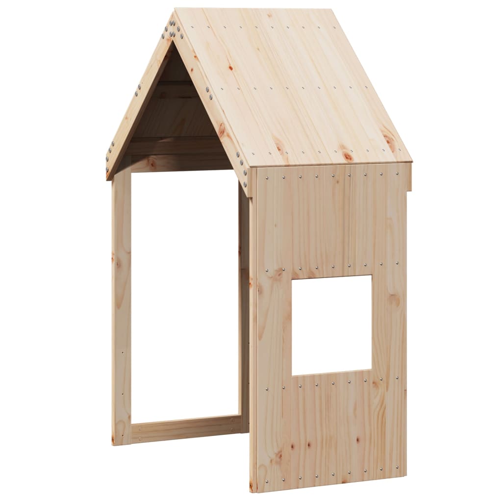 Lit haut sans matelas 75x190 cm bois de pin massif - XIOS