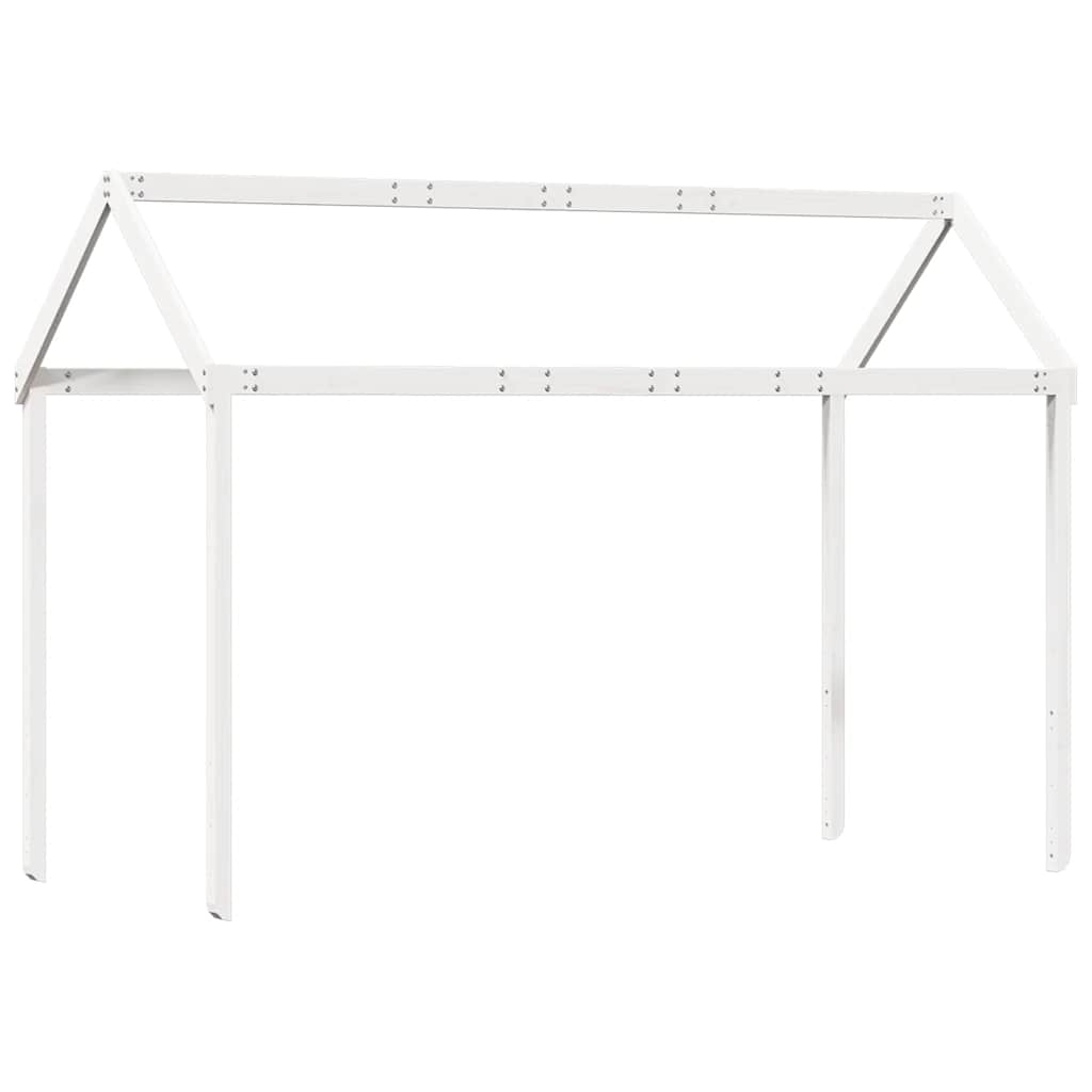 Lit superposé sans matelas blanc 90x200 cm bois de pin massif - XIOS