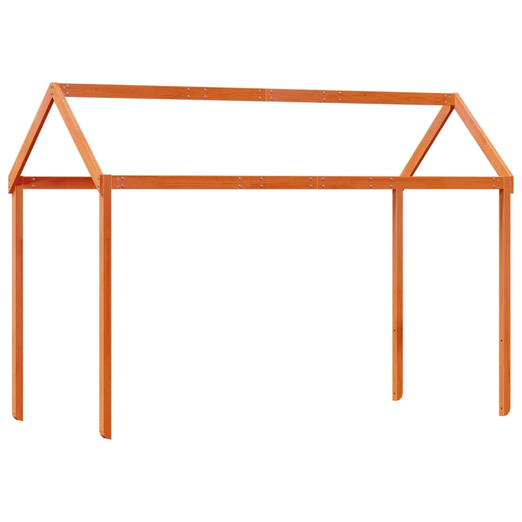 Lit superposé sans matelas cire marron 90x200 cm pin massif - XIOS