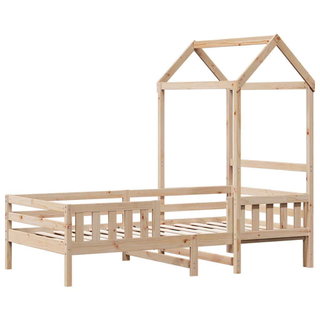 Cadre de lit avec toit sans matelas 75x190 cm - XIOS