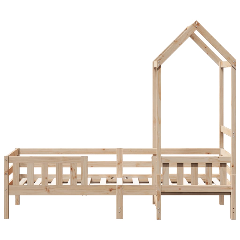 Cadre de lit avec toit sans matelas 75x190 cm - XIOS