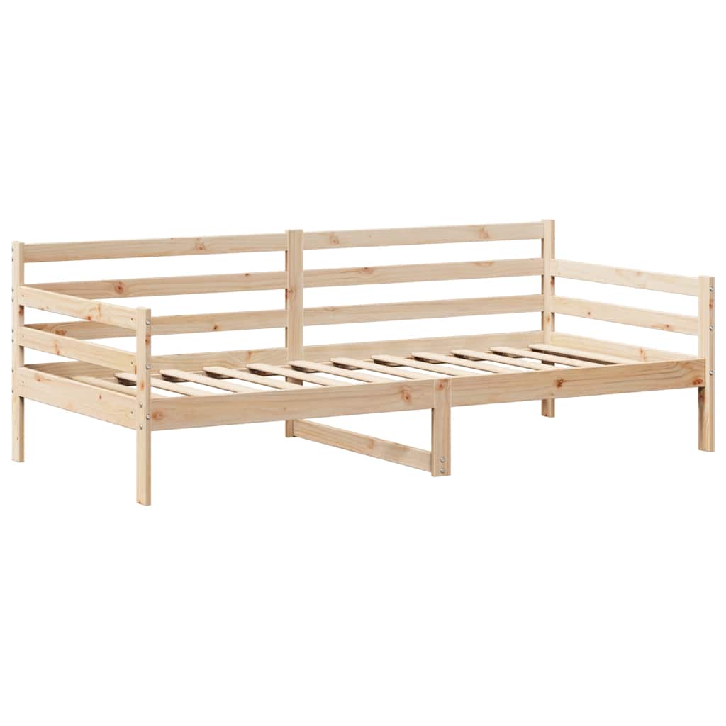 Lit de jour avec toit sans matelas 80x200 cm bois massif - XIOS