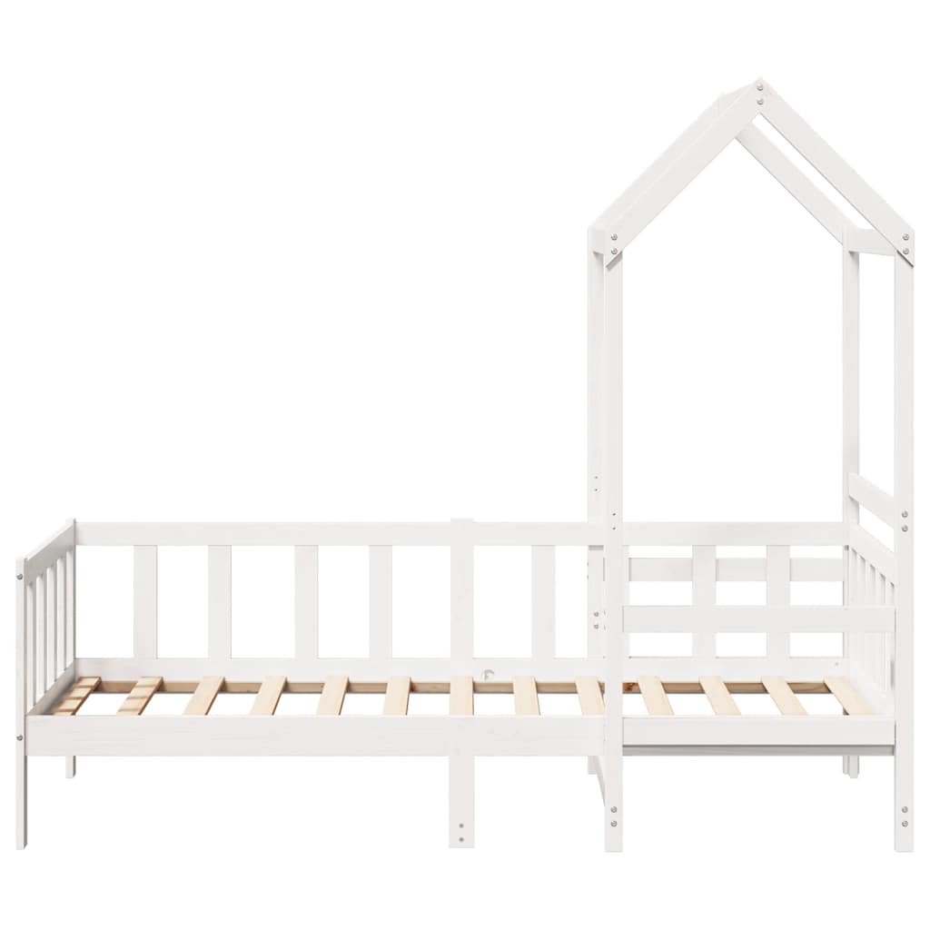 Ensemble de lit de jour et de banc et toit sans matelas blanc 80x200 cm - XIOS