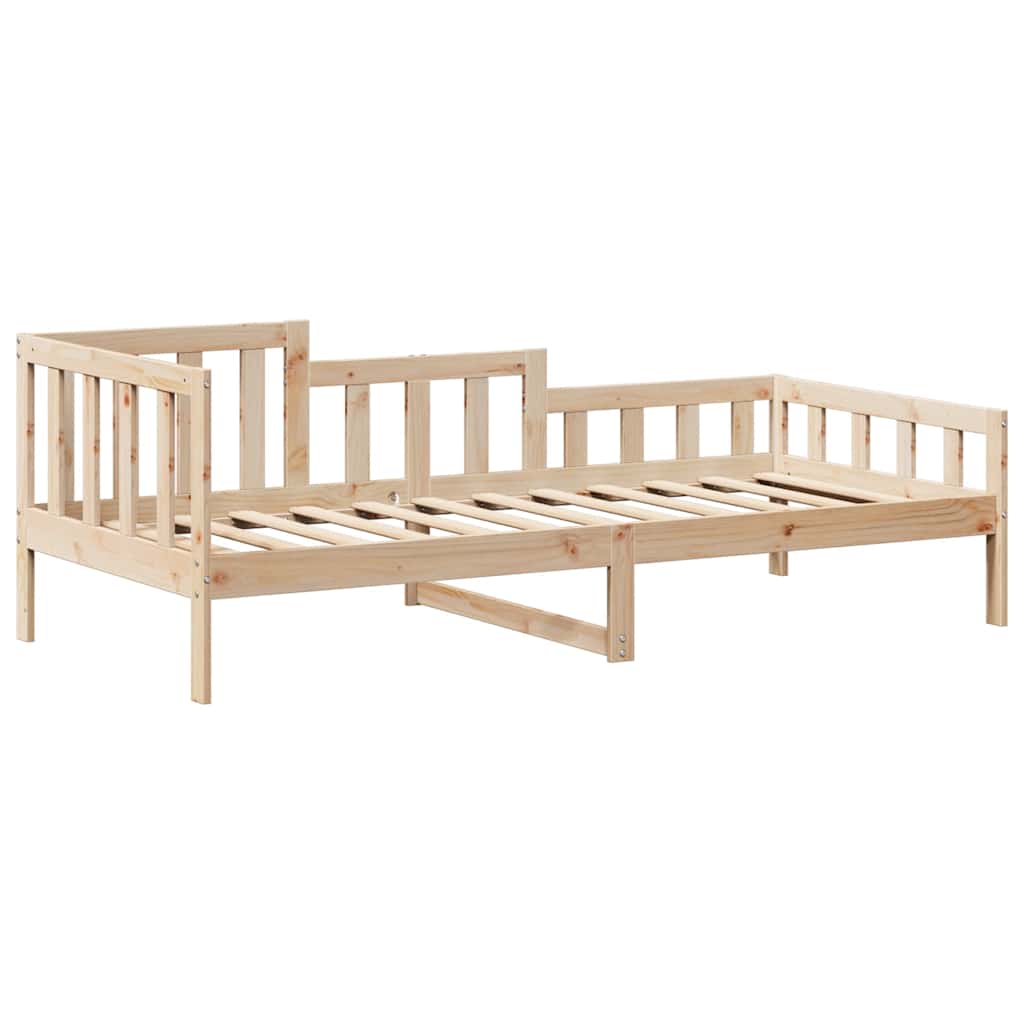 Lit de jour avec toit sans matelas 80x200 cm bois massif - XIOS