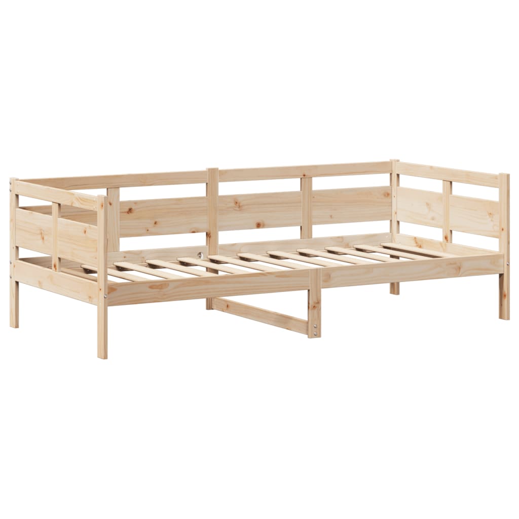 Lit de jour avec toit sans matelas 80x200 cm bois massif - XIOS