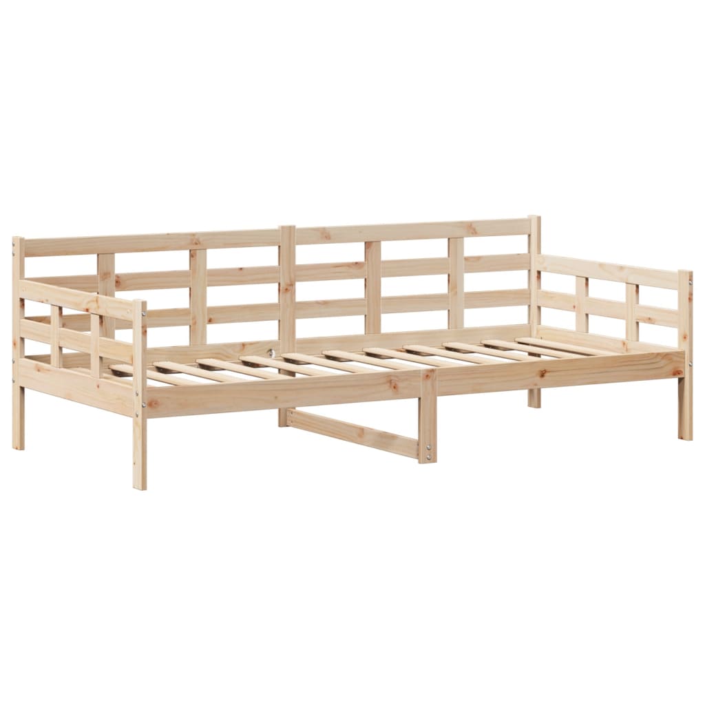 Lit de jour avec toit sans matelas 80x200 cm bois massif - XIOS