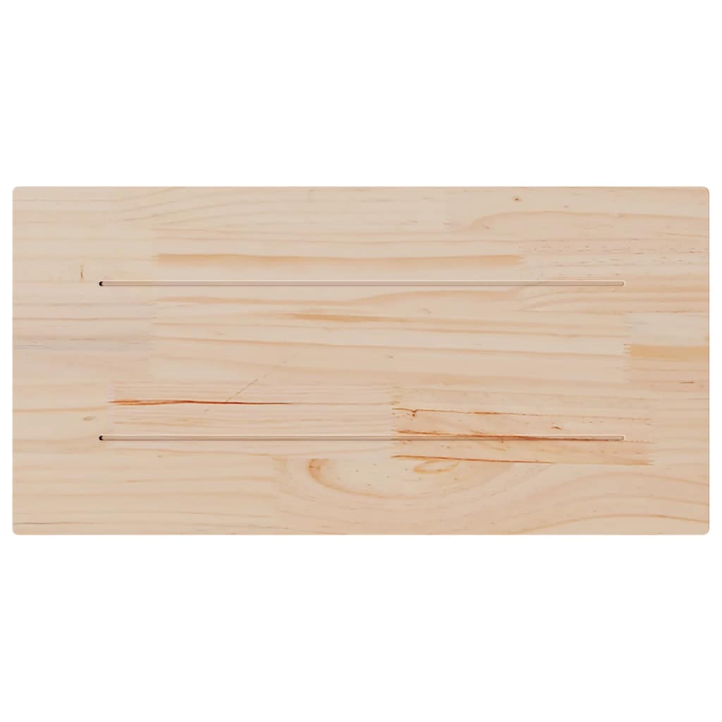 Dessus de table 2 pcs 60x30x1,7cm rectangulaire bois pin massif