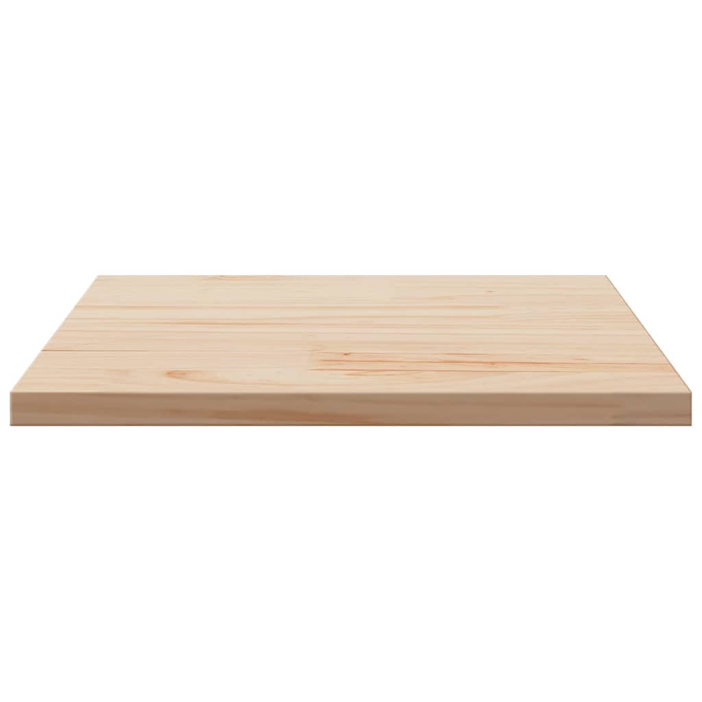 Dessus de table 50x50x2,5 cm carré bois de pin massif - XIOS
