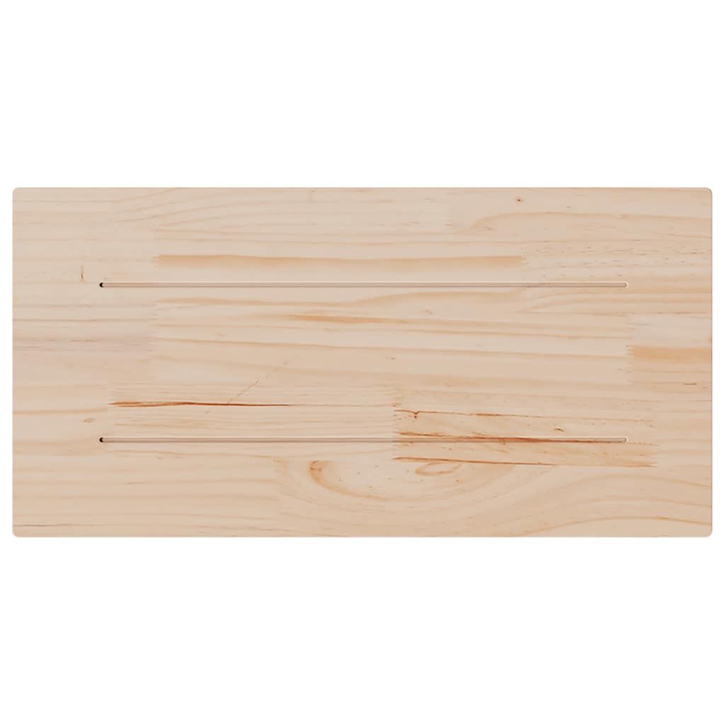 Dessus de table 2 pcs 80x40x2,5cm rectangulaire bois pin massif