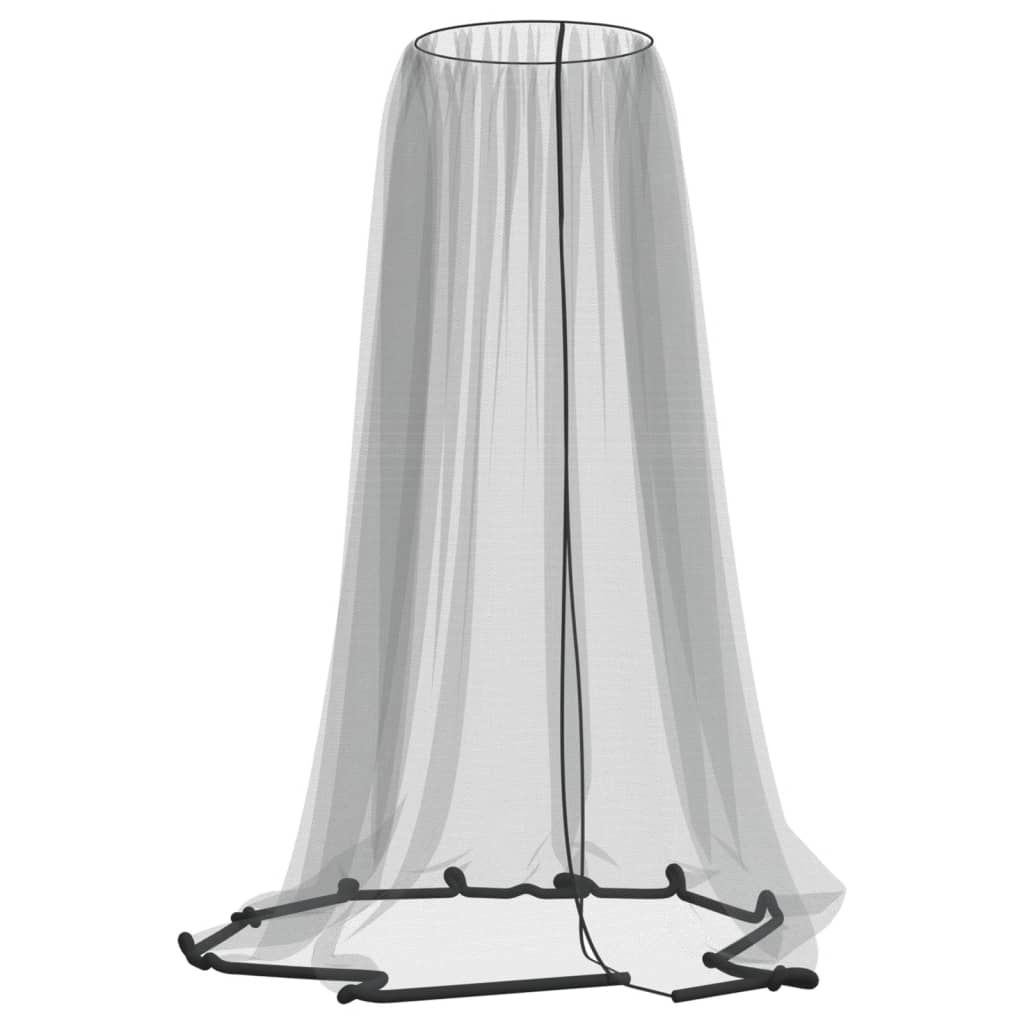 Moustiquaire pour parasol 220 maille noir Φ330x250 cm Moustiquaires vidaXL