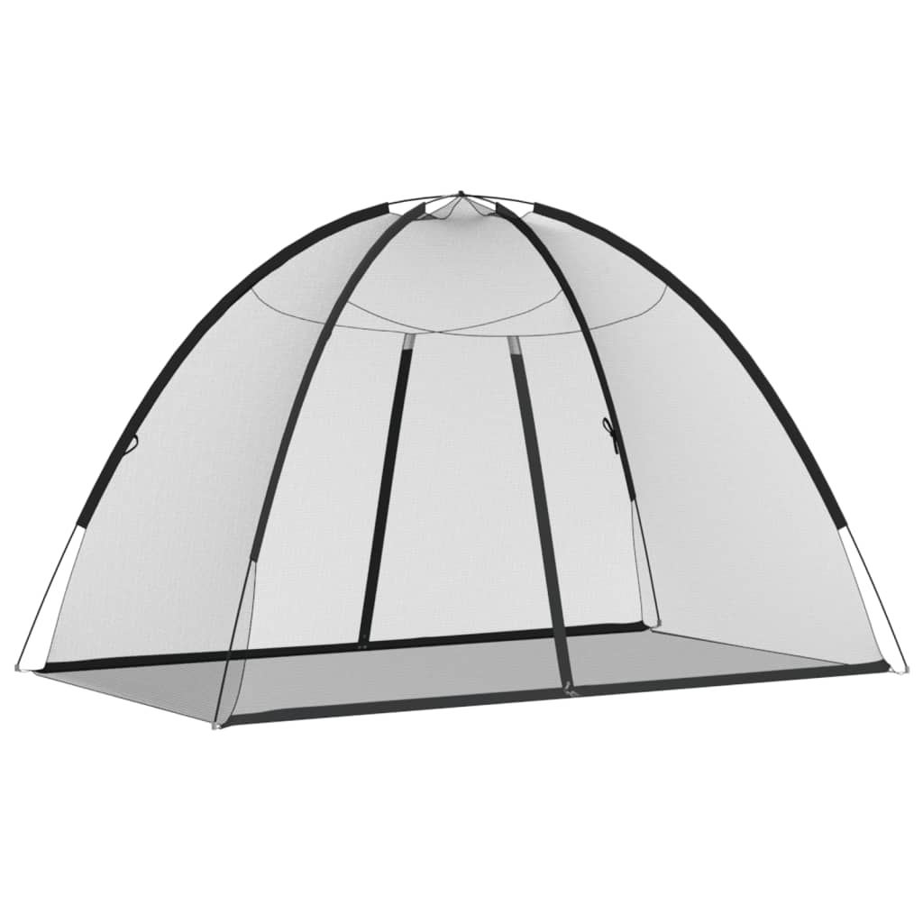 Moustiquaire mongole avec portes 220 maille noir 200x120x130 cm Moustiquaires vidaXL