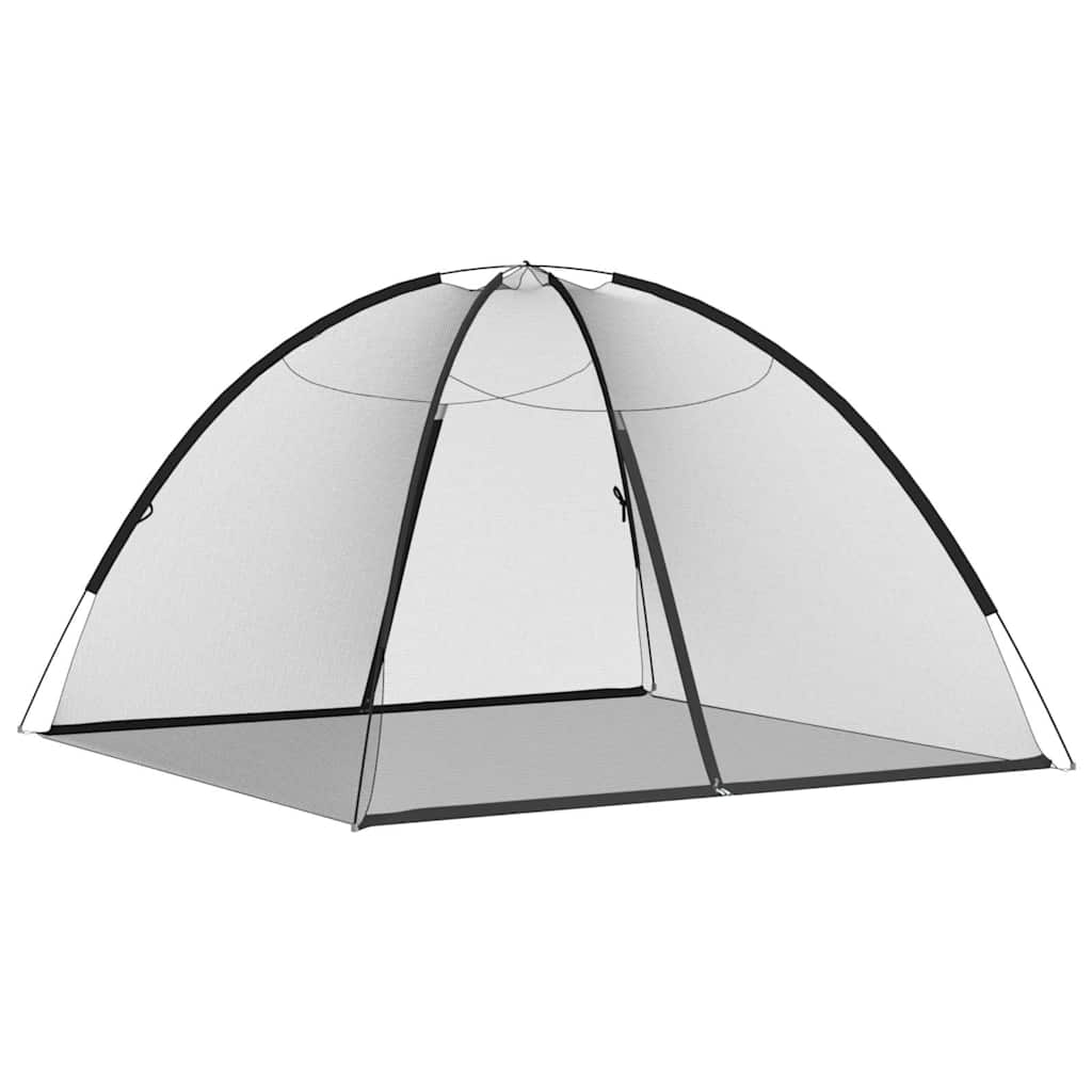 Moustiquaire mongole avec portes 220 maille noir 200x200x135 cm Moustiquaires vidaXL