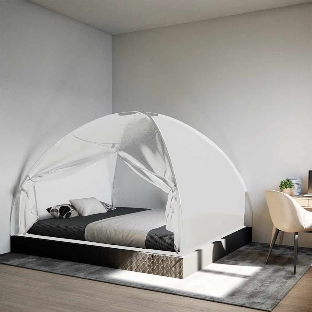 Moustiquaire mongole avec portes 220 maille blanc 200x180x135cm Moustiquaires vidaXL