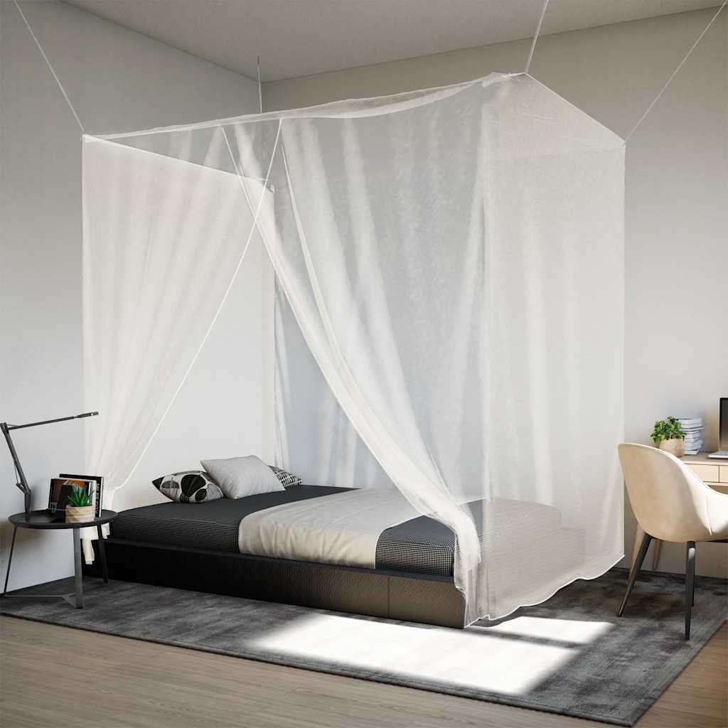 Moustiquaire suspendue 156 maille blanc 220x100x150 cm Moustiquaires vidaXL