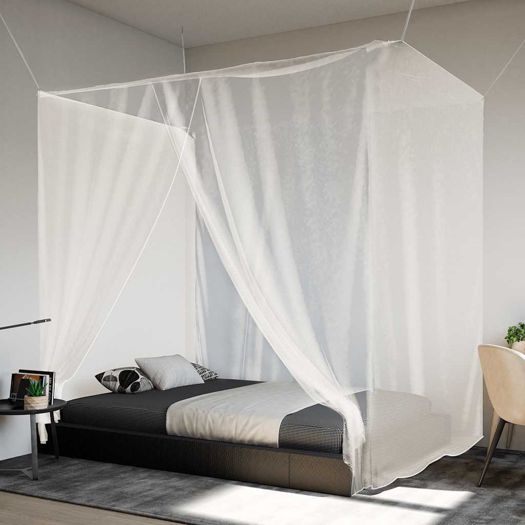 Moustiquaire suspendue 156 maille blanc 220x180x180 cm Moustiquaires vidaXL