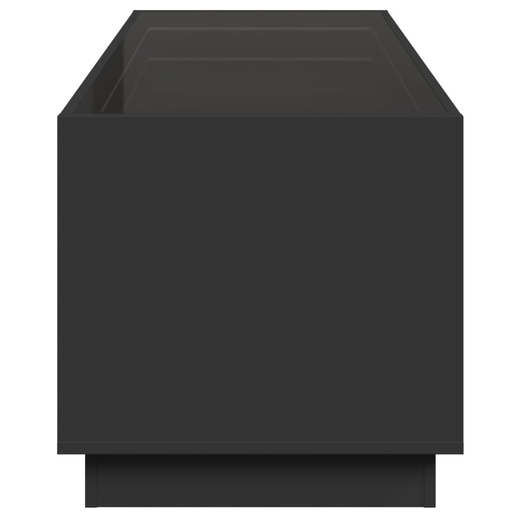 Table basse avec LED infini noir 90x50x50 cm - XIOS