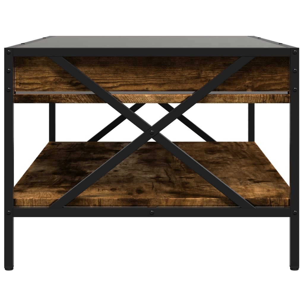 Table basse avec LED Infinity chêne fumé 90x50x38 cm - XIOS