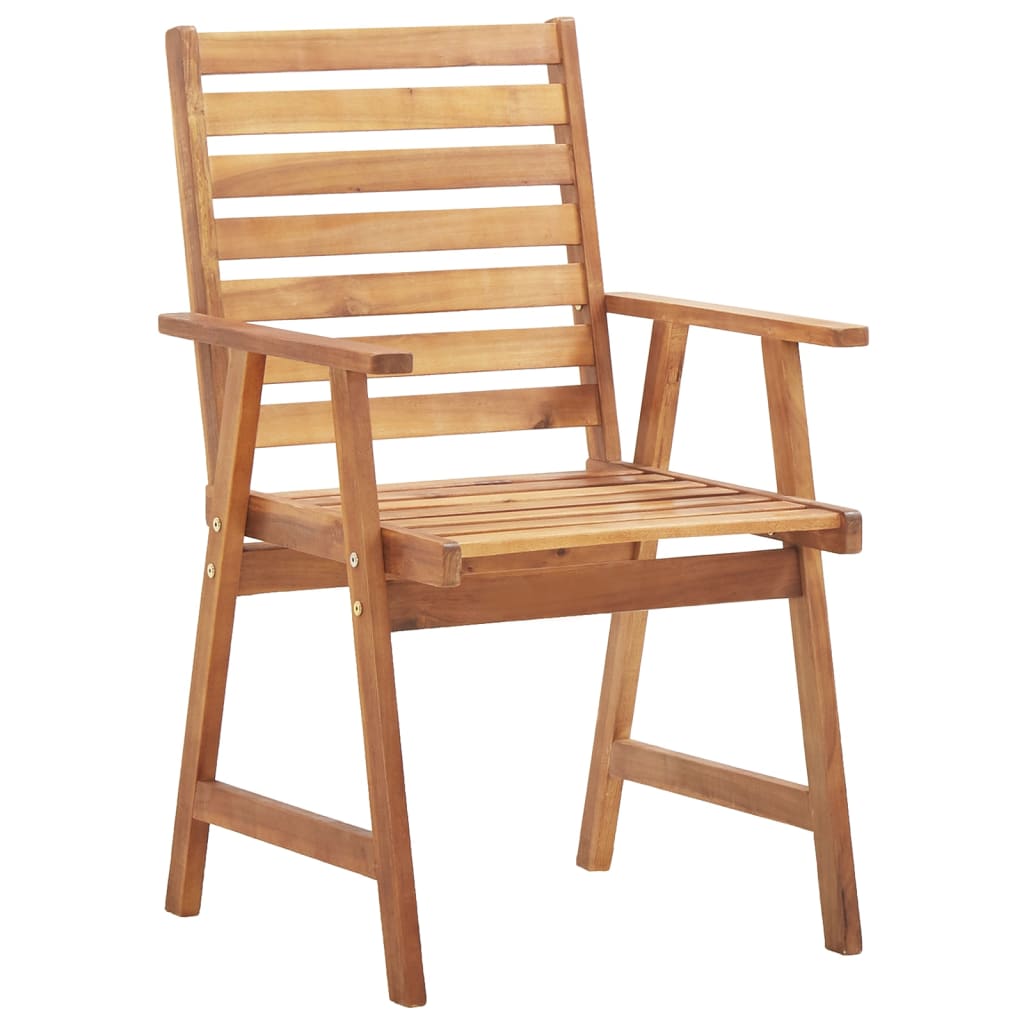 Ensemble à manger de jardin 6 pcs Bois d'acacia solide - XIOS