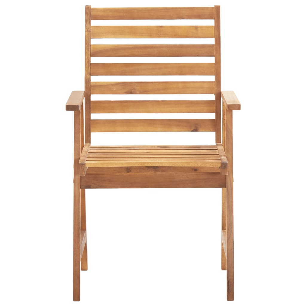 Ensemble à manger de jardin 6 pcs Bois d'acacia solide - XIOS