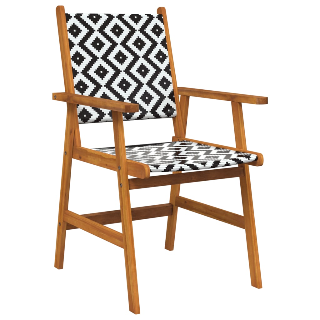 Ensemble à manger de jardin 3 pcs Bois d'acacia solide - XIOS