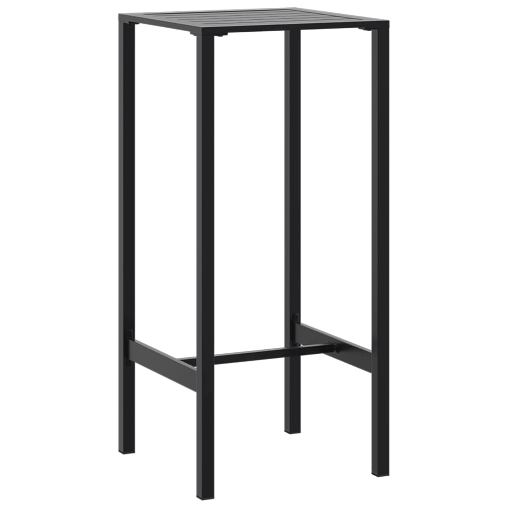 Ensemble de bar de jardin 3 pcs noir acier enduit de poudre - XIOS