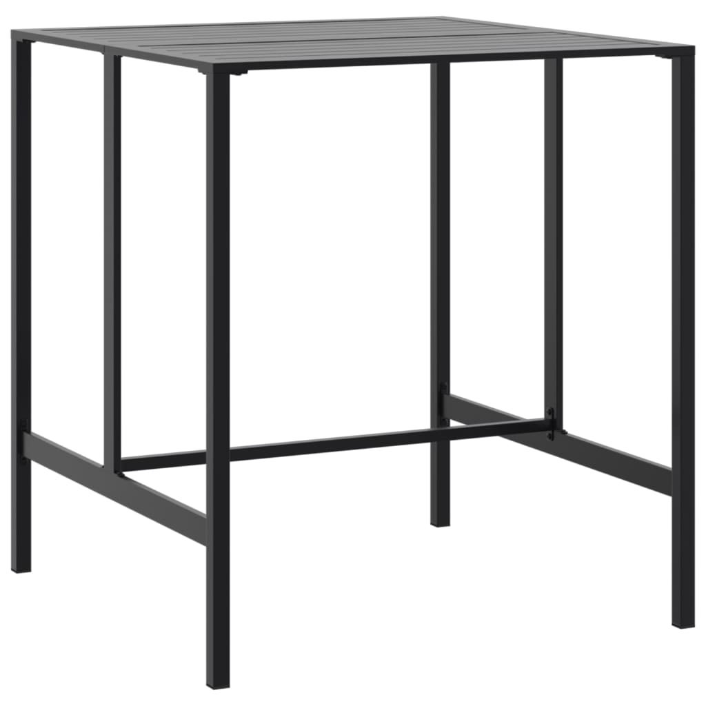 Ensemble de bar de jardin 5 pcs noir acier enduit de poudre - XIOS