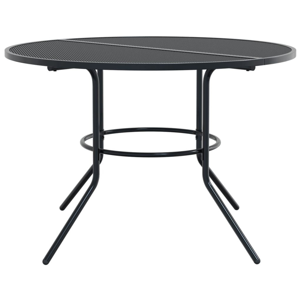 Ensemble de chaises de jardin empilables 7 pcs anthracite - XIOS