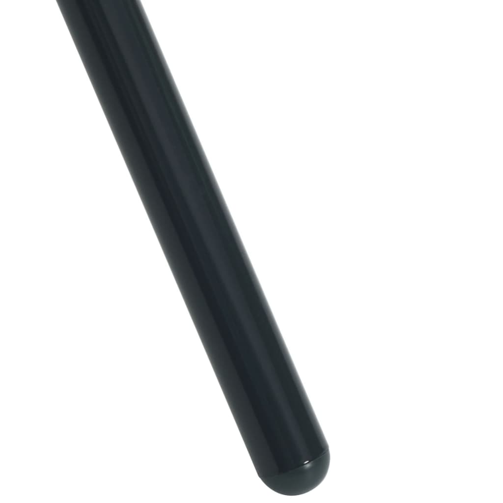 Ensemble de chaises de jardin empilables 7 pcs anthracite - XIOS
