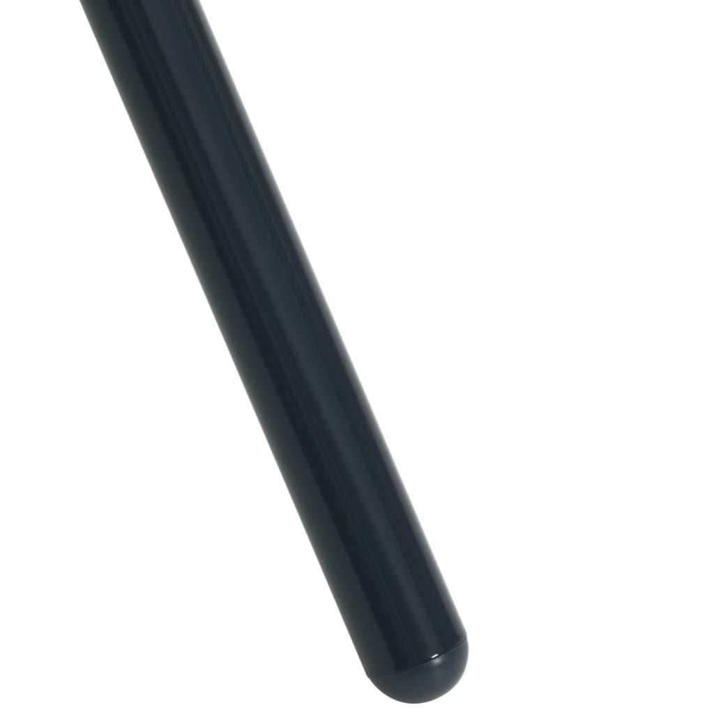 Ensemble de chaises de jardin empilables 5 pcs anthracite - XIOS