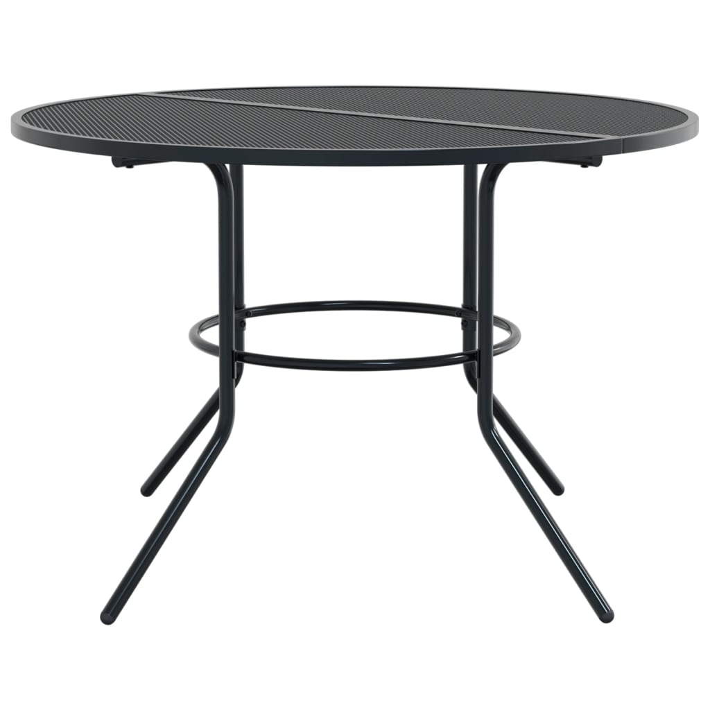 Ensemble de chaises de jardin empilables 7 pcs anthracite - XIOS