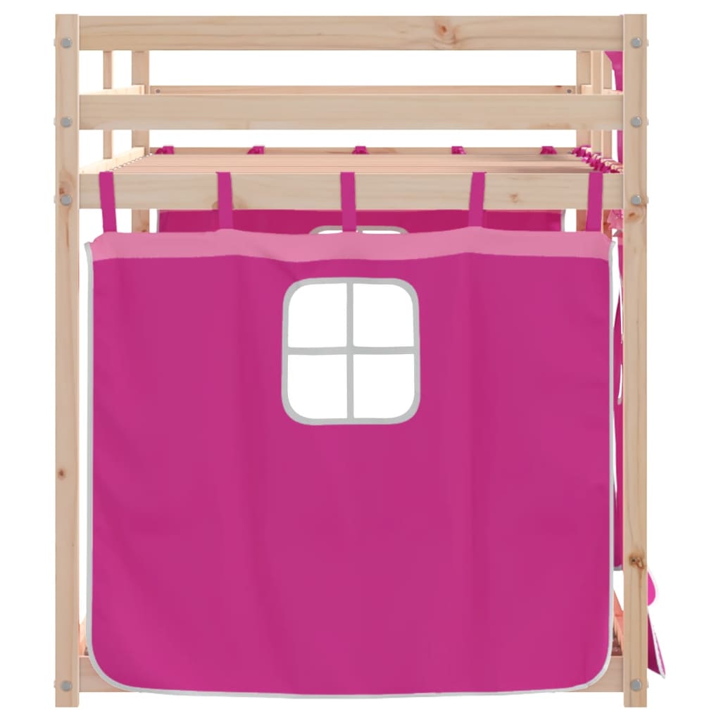 Lit superposé sans matelas 90x190 cm bois de pin massif - XIOS