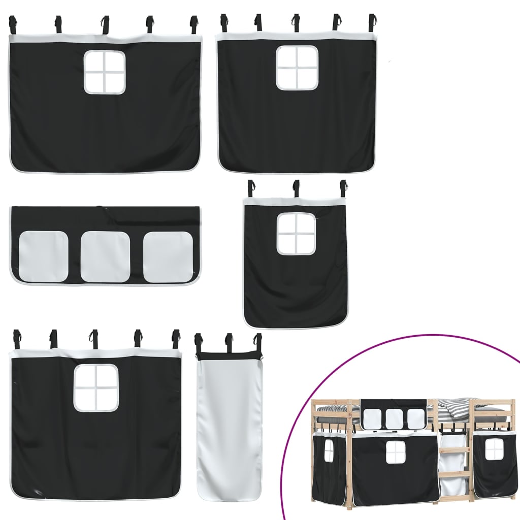 Lit superposé sans matelas 75x190 cm bois de pin massif - XIOS