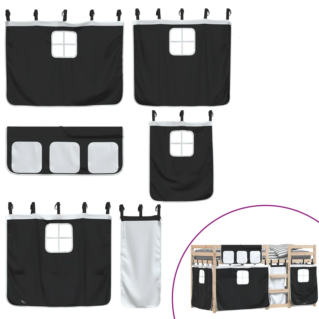 Lit superposé sans matelas 90x200 cm bois de pin massif - XIOS