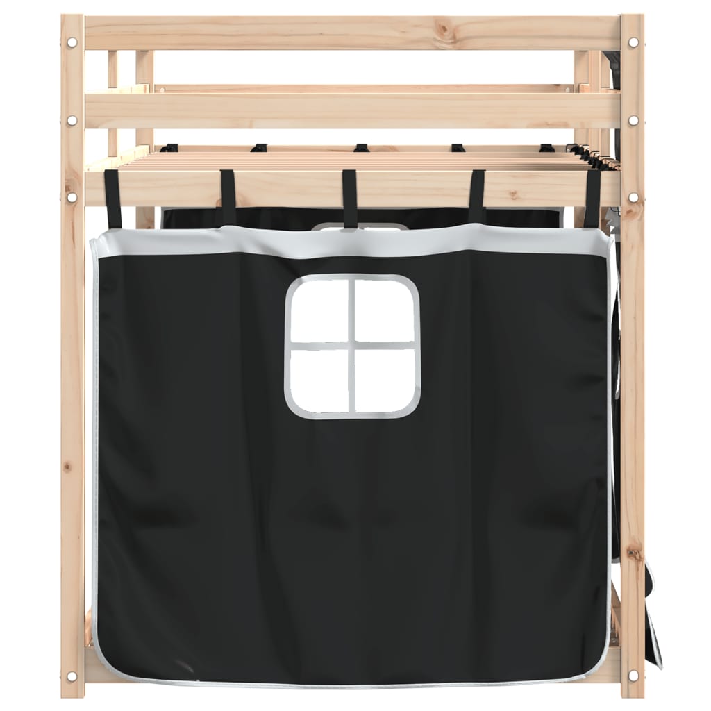 Lit superposé sans matelas 90x190 cm bois de pin massif - XIOS