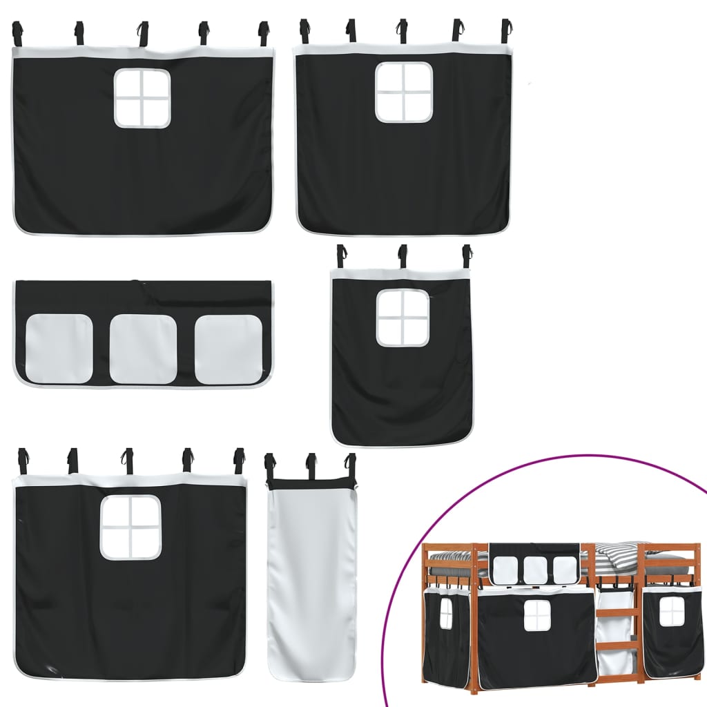 Lit superposé sans matelas 90x190 cm bois de pin massif - XIOS