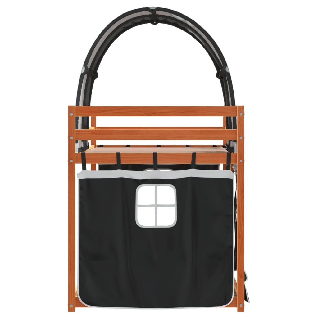 Lit superposé sans matelas 80x200 cm bois de pin massif - XIOS