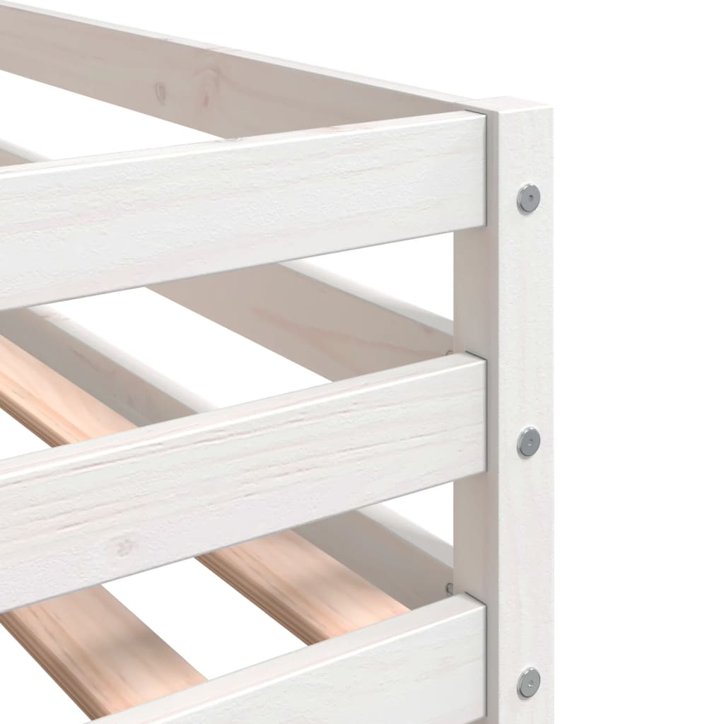 Lit superposé sans matelas 90x200 cm bois de pin massif - XIOS