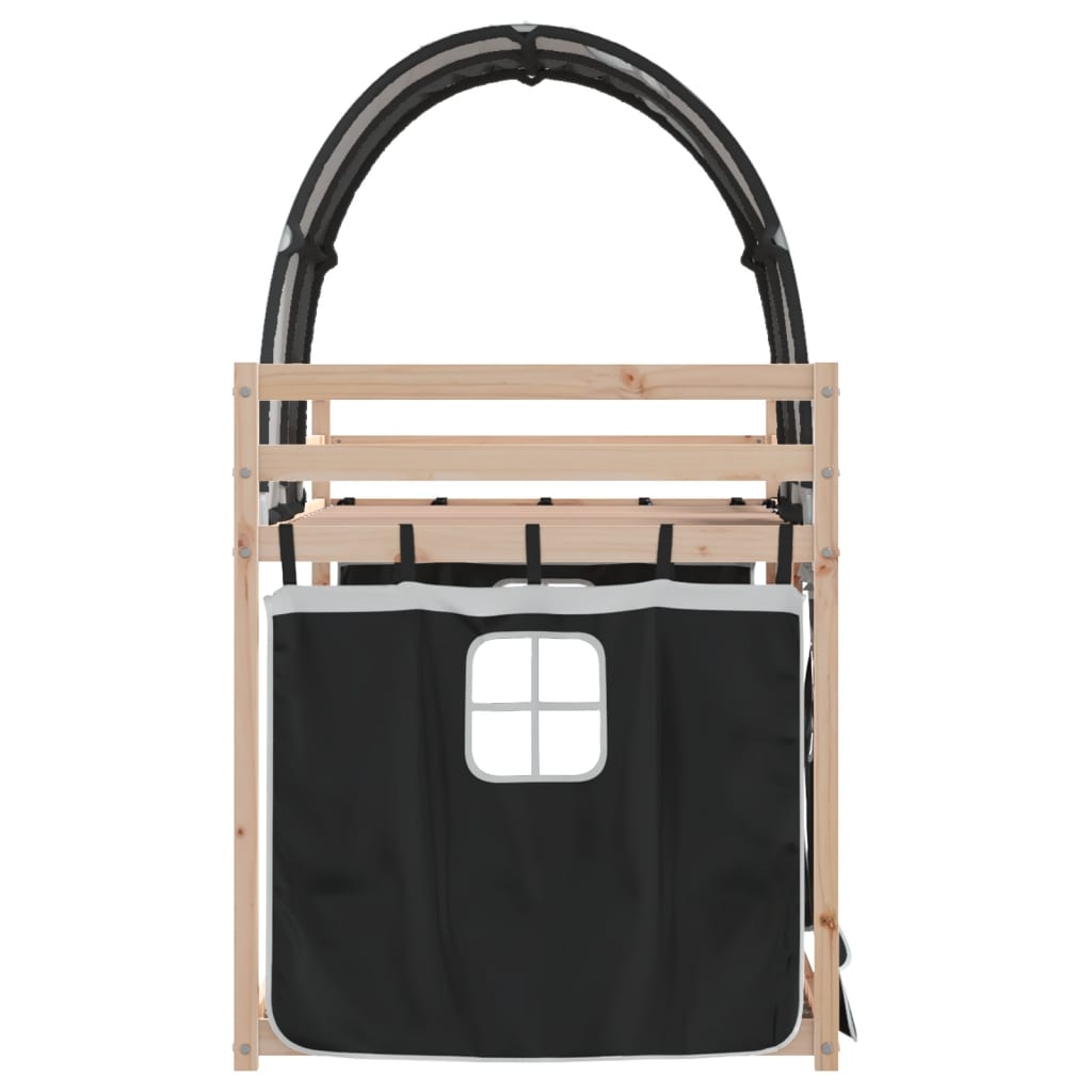 Lit superposé sans matelas 90x190 cm bois de pin massif - XIOS