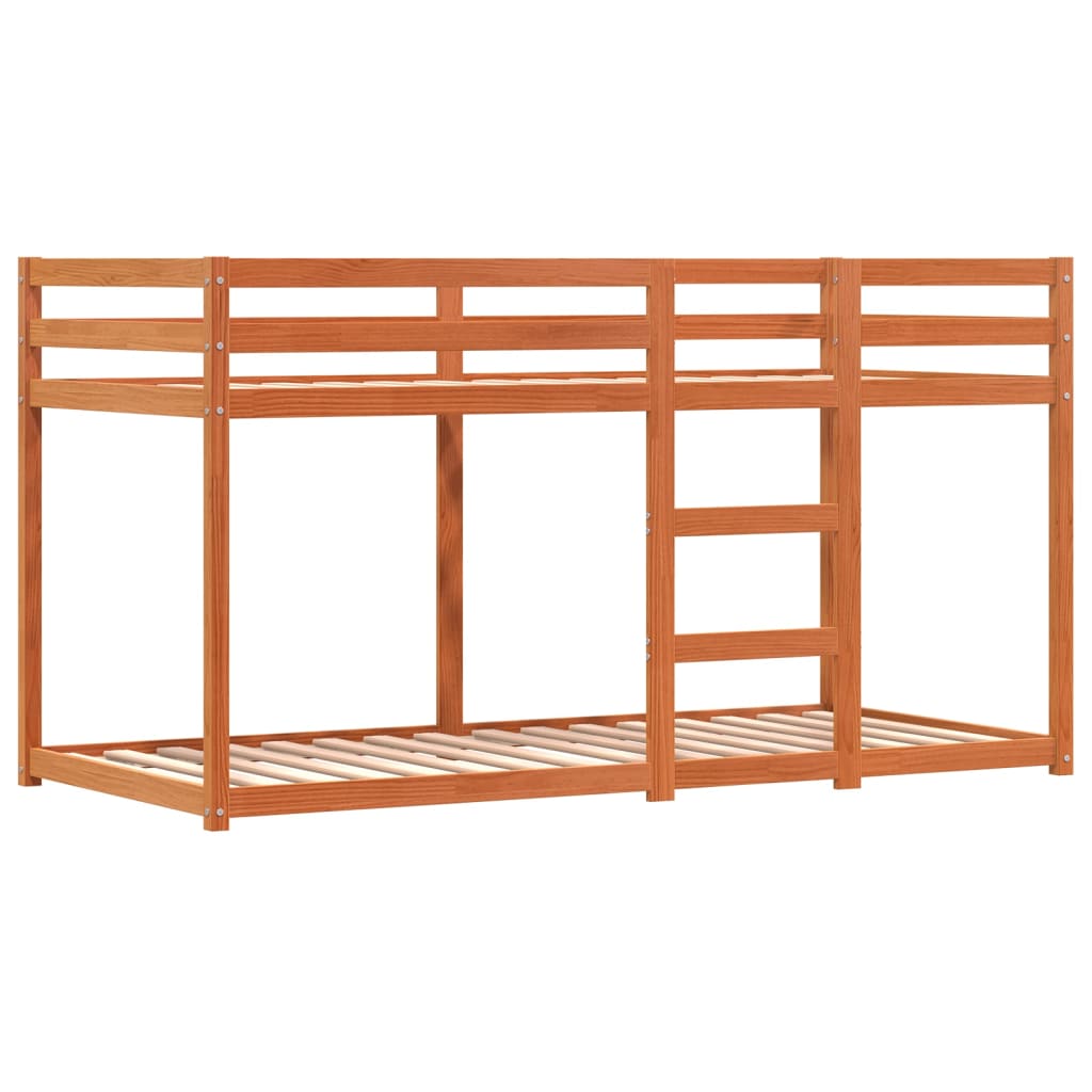 Lit superposé sans matelas 90x200 cm bois de pin massif - XIOS
