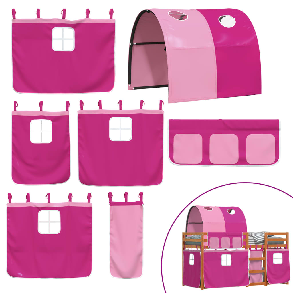 Lit superposé sans matelas 90x200 cm bois de pin massif - XIOS