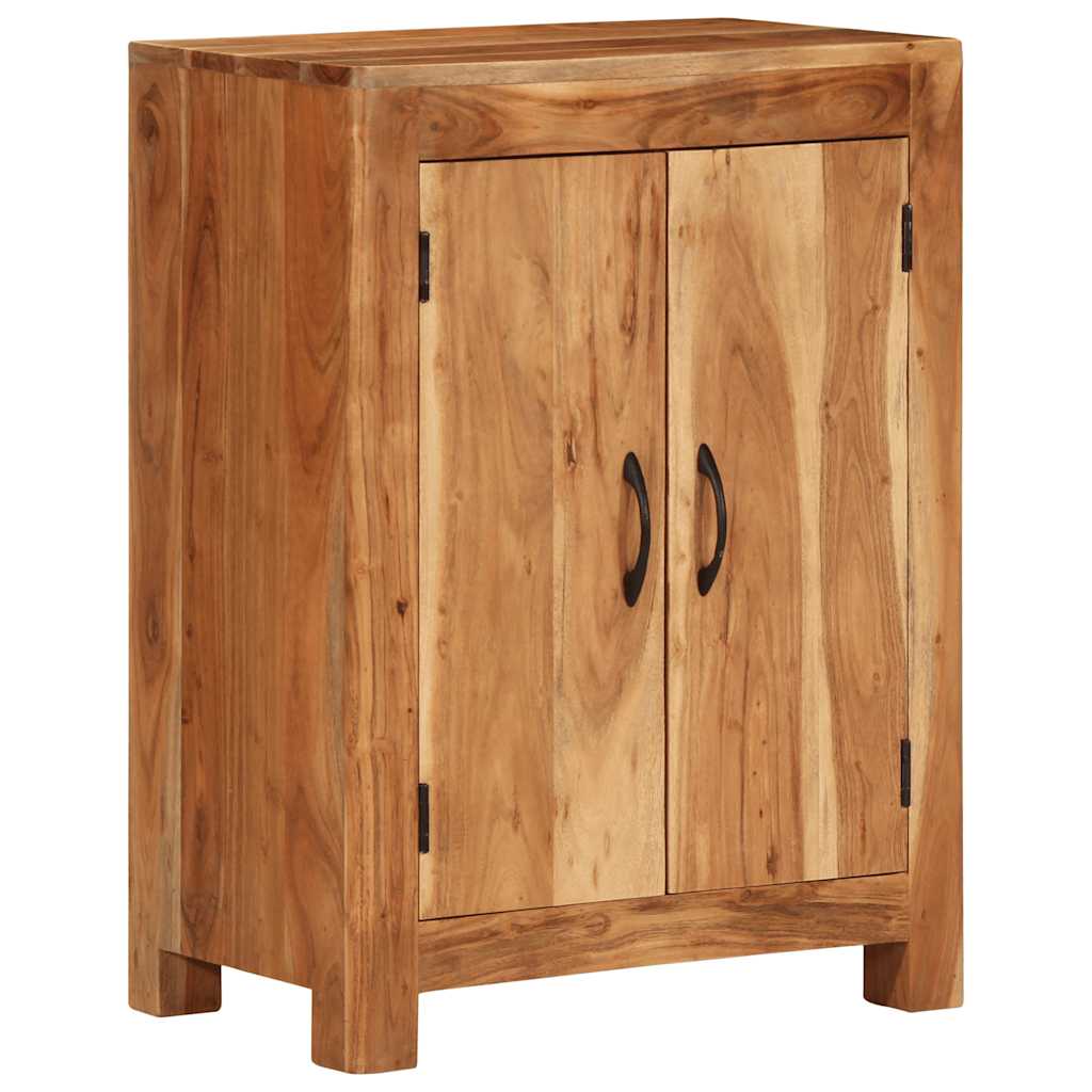 Buffet 55x35x75 cm bois massif d'acacia