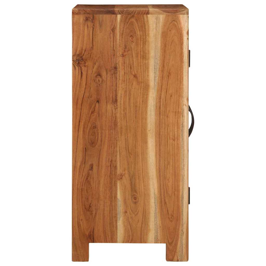Buffet 55x35x75 cm bois massif d'acacia