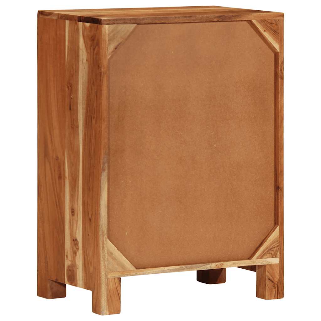 Buffet 55x35x75 cm bois massif d'acacia