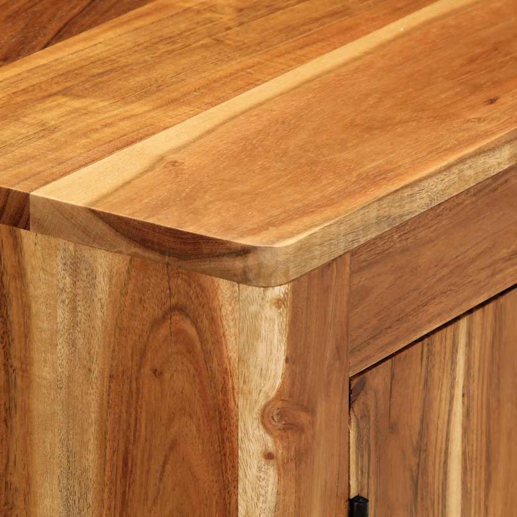 Buffet 55x35x75 cm bois massif d'acacia