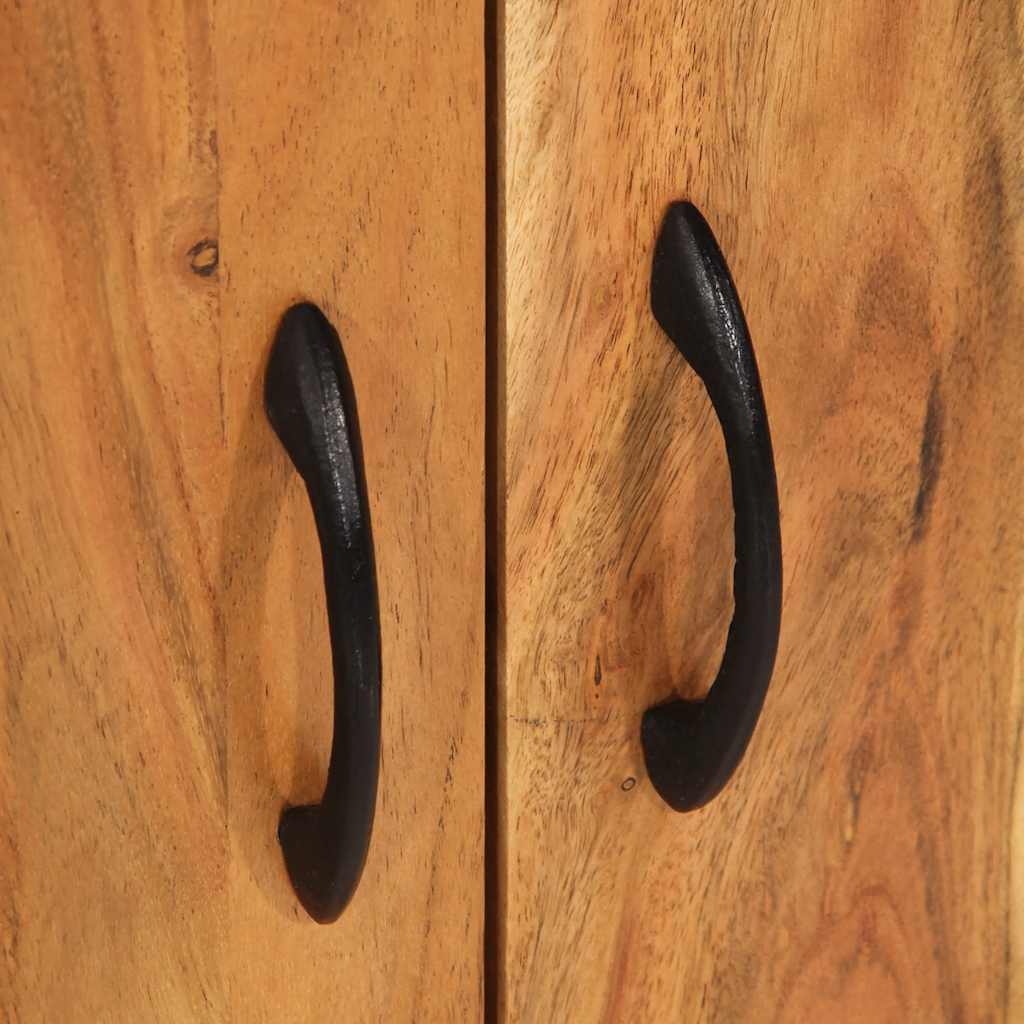 Buffet 55x35x75 cm bois massif d'acacia