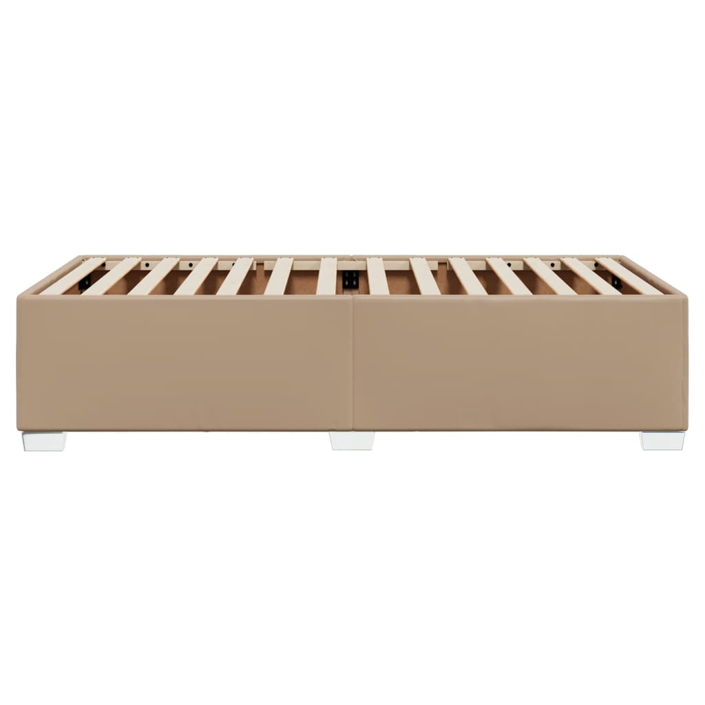 Cadre de lit sans matelas cappuccino 80x200 cm similicuir - XIOS