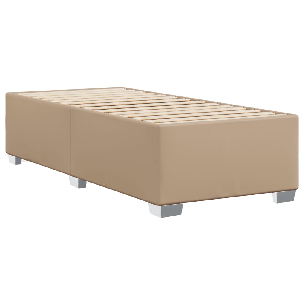 Cadre de lit sans matelas cappuccino 80x200 cm similicuir - XIOS